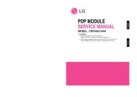 LG_PDP50G1 xxxx_PDP Module